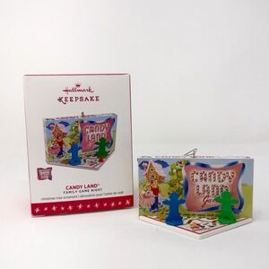 Hallmark Christmas Ornament 2016 CANDY LAND 3rd in Family Game Night Series